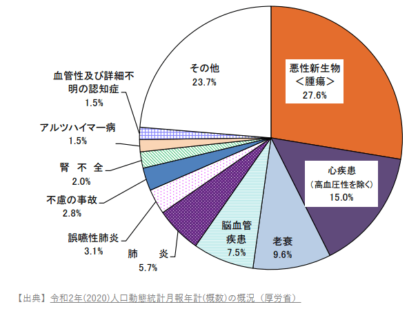 死因割合グラフ