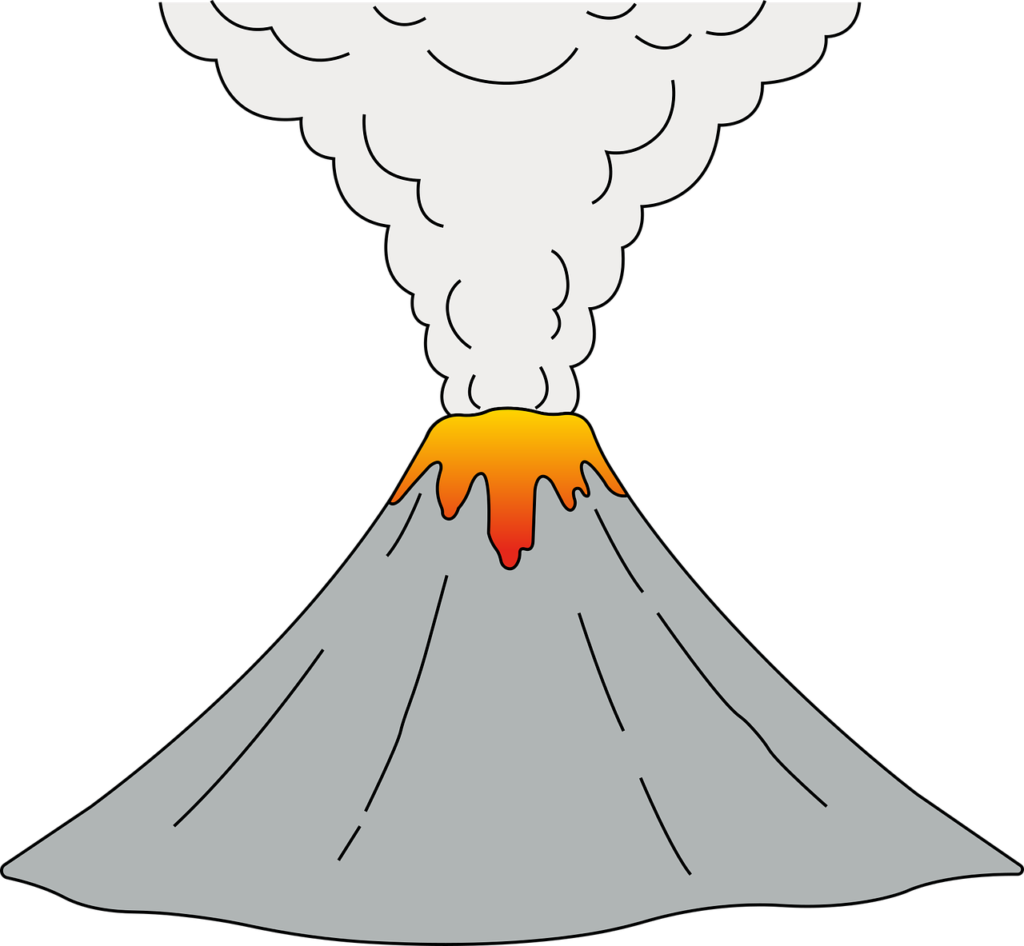 噴火しそうな火山